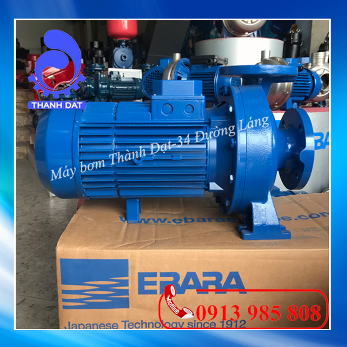 Máy bơm công nghiệp Ebara 3D 65-200/15 20HP