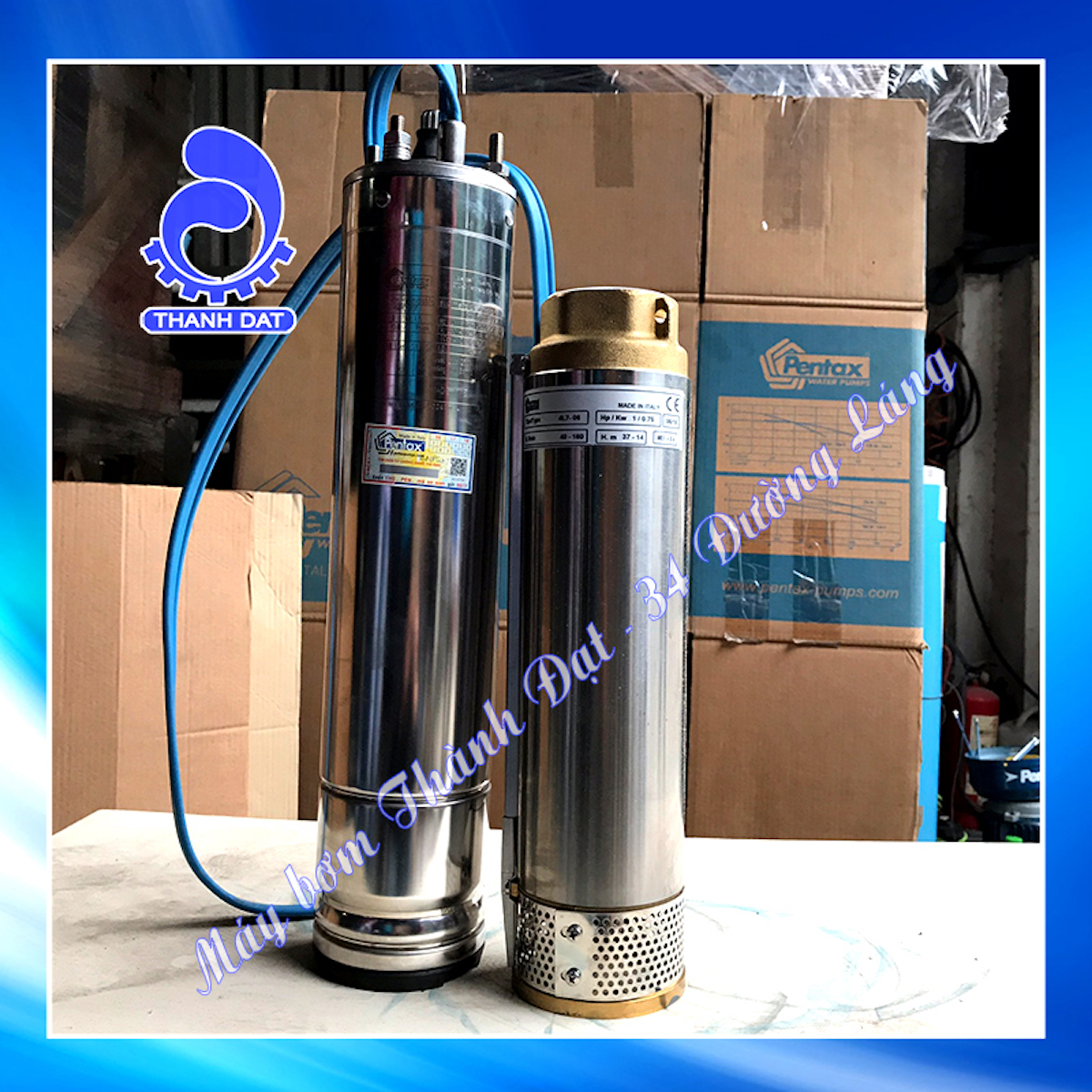 Bơm giếng khoan chìm Pentax 6L