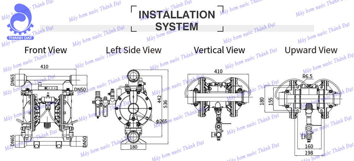Bơm màng bột Godo