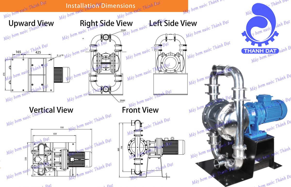 Bơm thực phẩm điện Godo