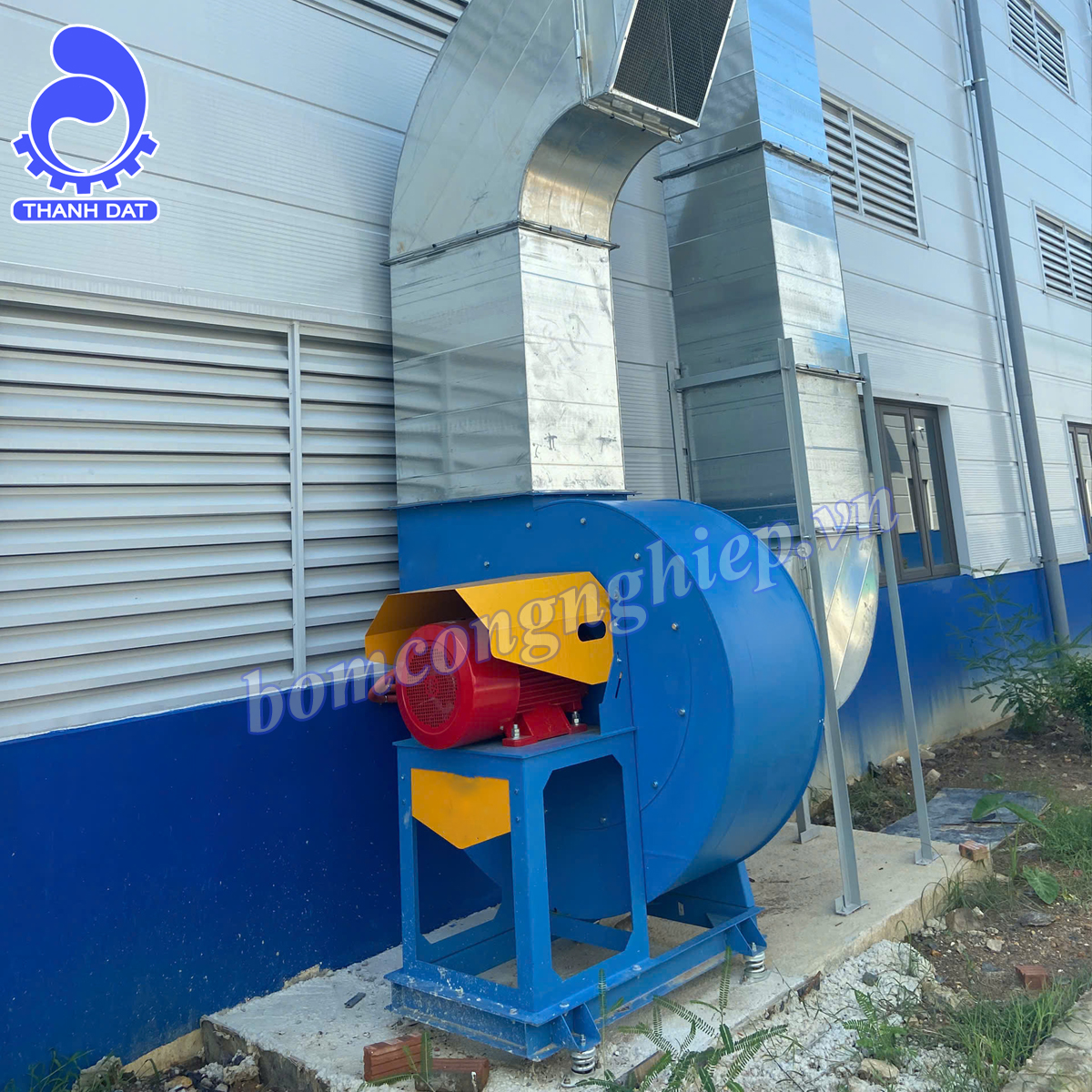 Sử dụng quạt ly tâm hút khói 2 tốc độ tiết kiệm điện Sử dụng quạt ly tâm hút khói 2 tốc độ tiết kiệm điện