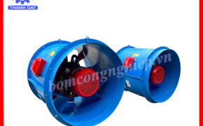 Cấu tạo quạt hướng trục hút khói chữa cháy