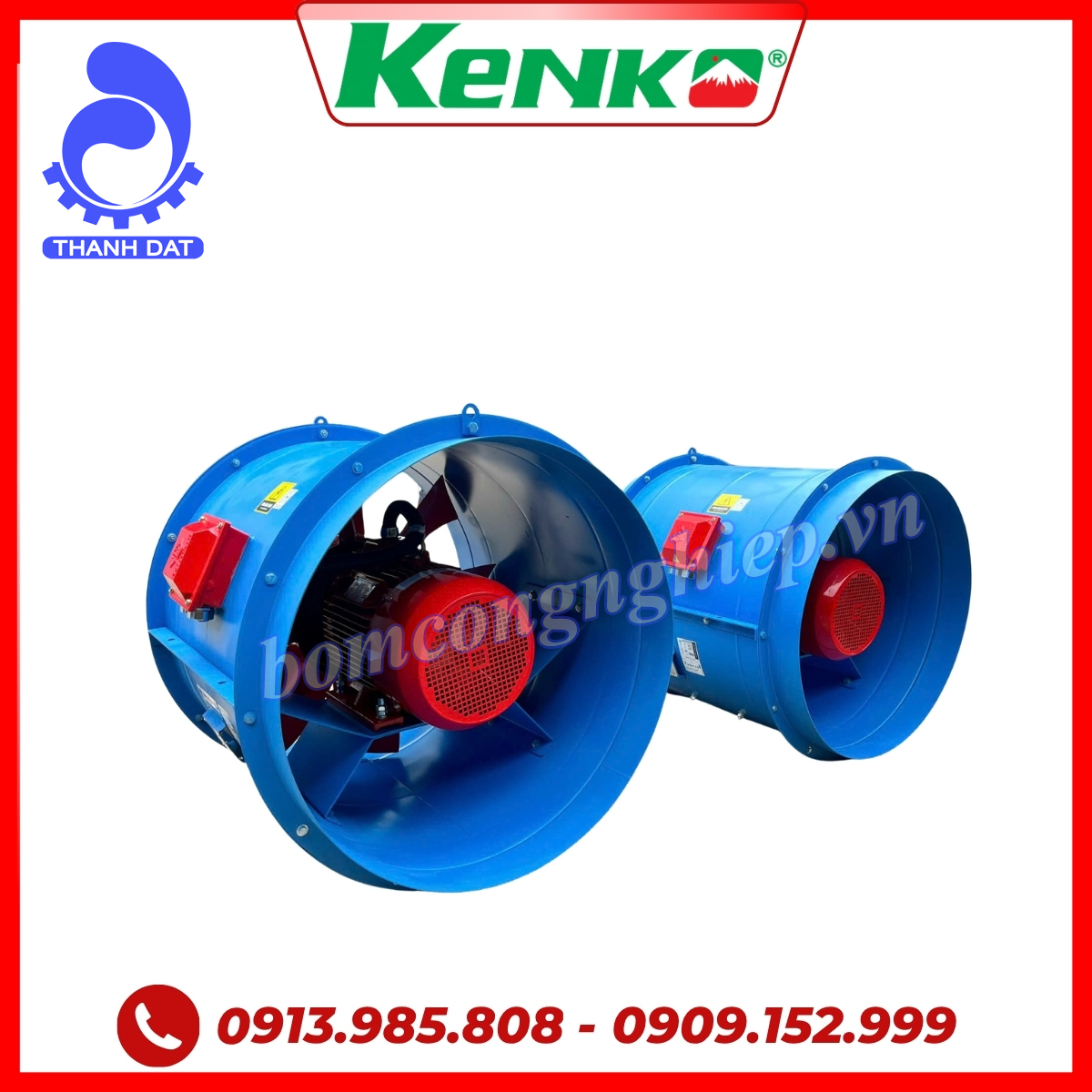 Cấu tạo quạt hướng trục hút khói chữa cháy