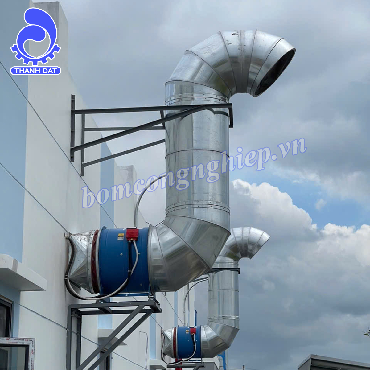 Lắp đặt quạt hướng trục hút khói chữa cháy đúng kỹ thuật