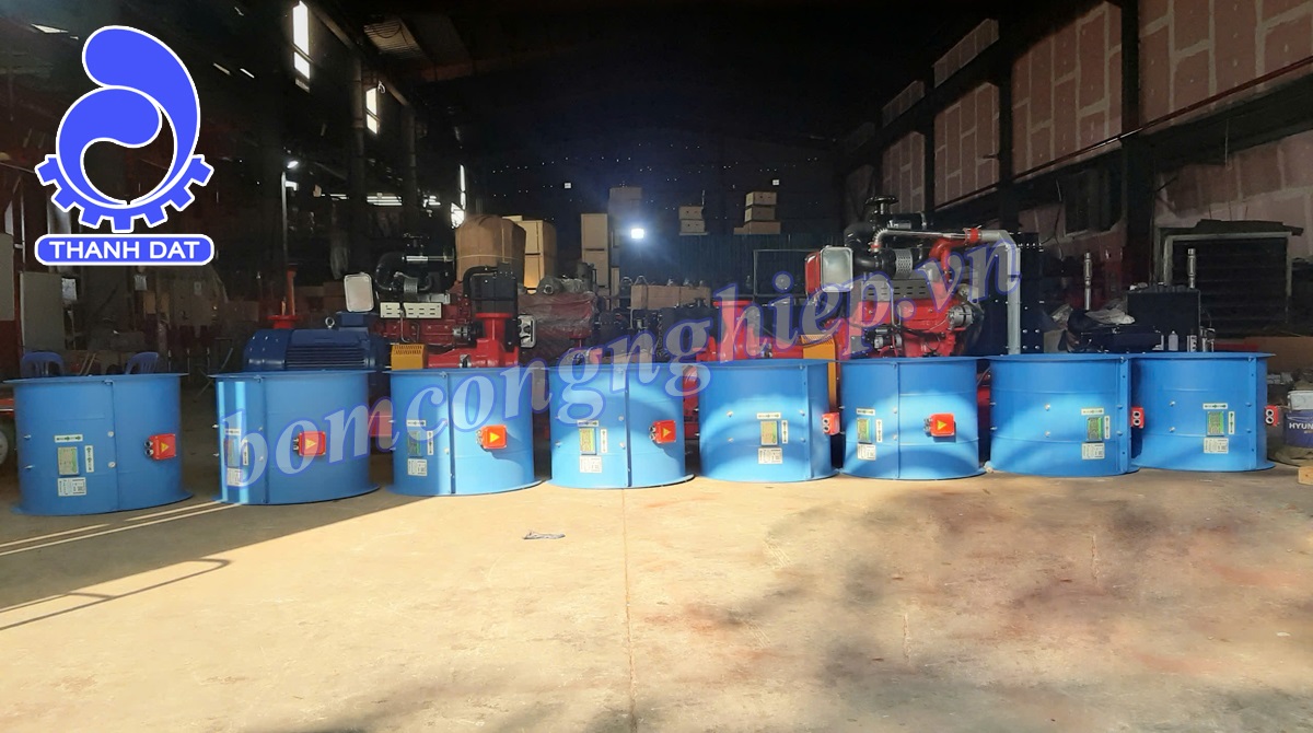 Ưu điểm của quạt hướng trục hút khói