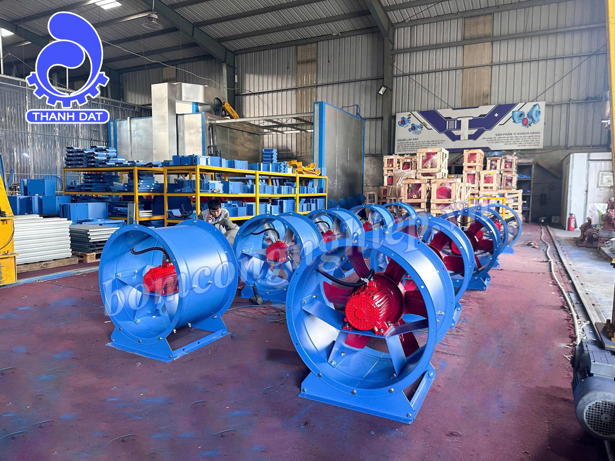 Lỗi thường gặp phải khi bảo dưỡng quạt hướng trục hút khói 2 tốc độ