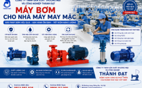 Máy bơm cho nhà máy may mặc