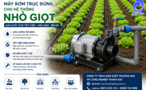 Máy bơm cho hệ thống tưới nhỏ giọt