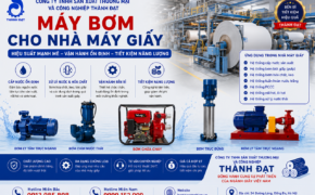 Máy bơm cho nhà máy giấy