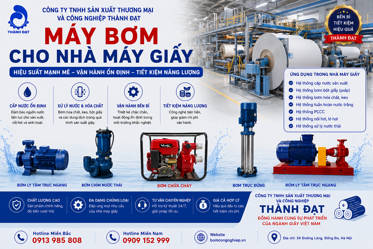 Máy bơm cho nhà máy giấy Máy bơm cho nhà máy giấy