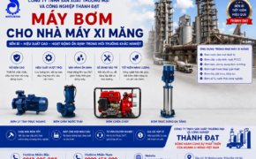 Máy bơm cho nhà máy xi măng