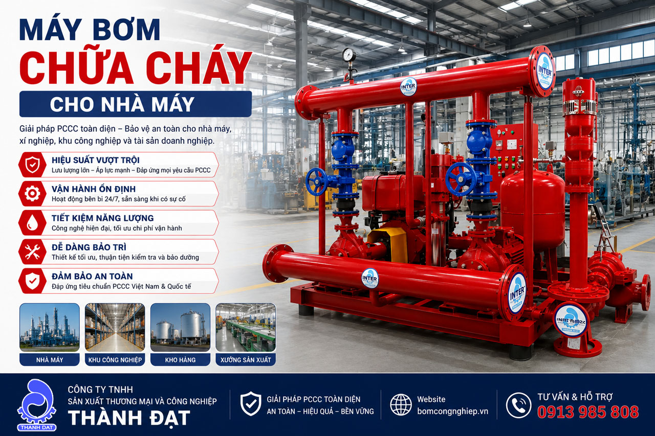 Máy bơm chữa cháy cho nhà máy
