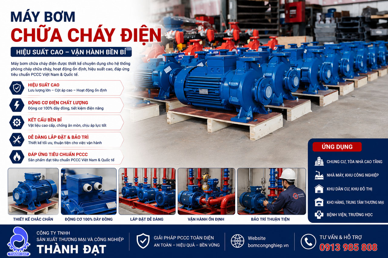 Máy bơm chữa cháy điện