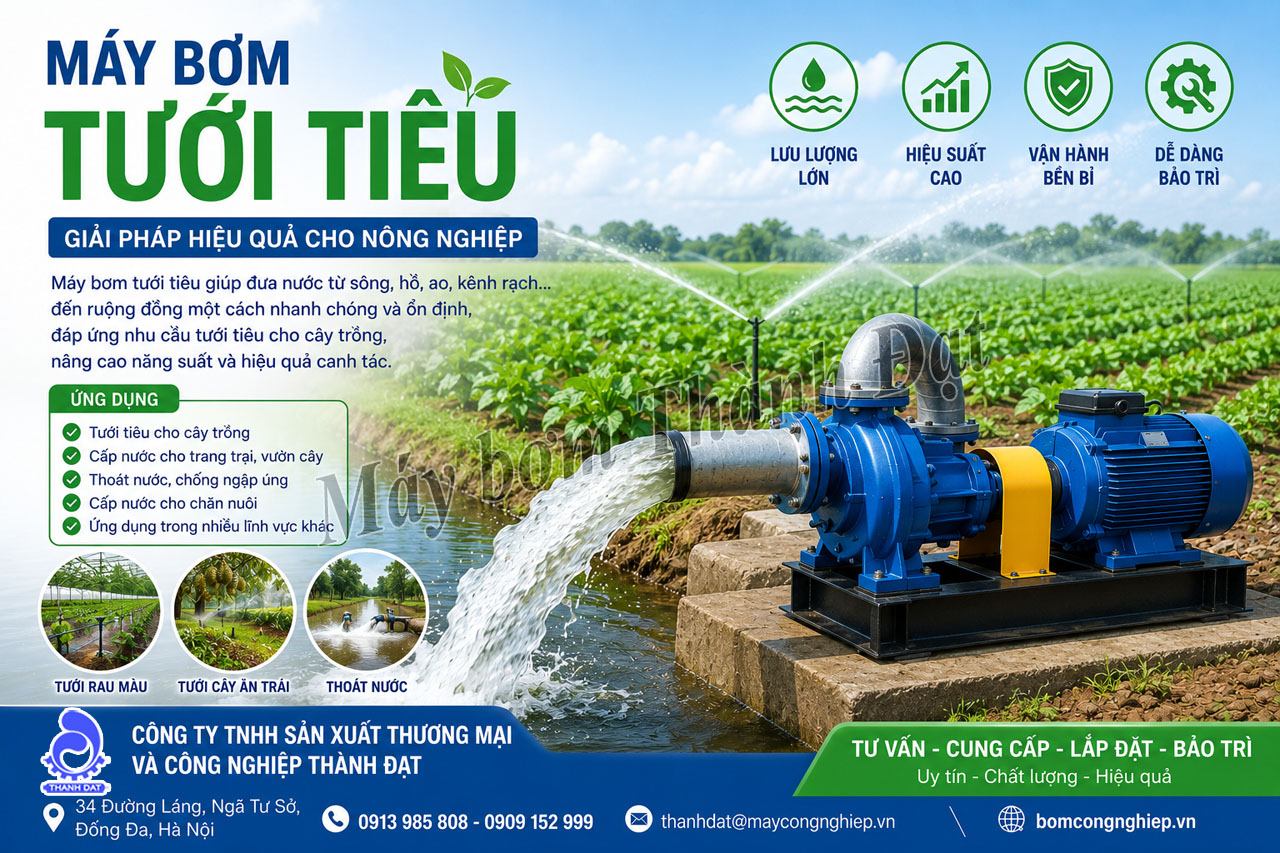 Máy bơm tưới tiêu là gì Máy bơm tưới tiêu là gì