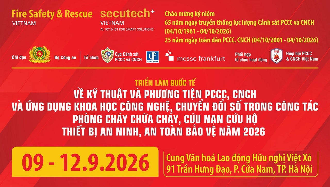 Máy bơm Thành Đạt tham gia triển lãm Secutech 2026